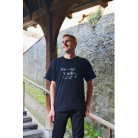 T-Shirt Bob silber auf schwarz