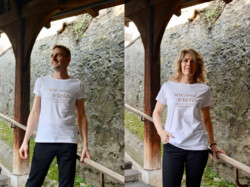 T-Shirt Gaia weiss